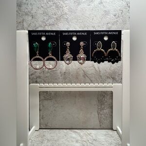 Saks Fifth Avenue Earrings Bundle of Three